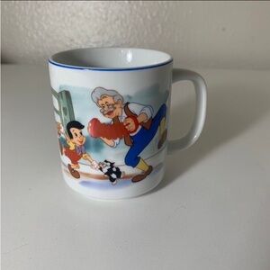 Geppetto Pinocchio Jiminy Cricket Mug Disneyland Walt Disney World Made In Japan